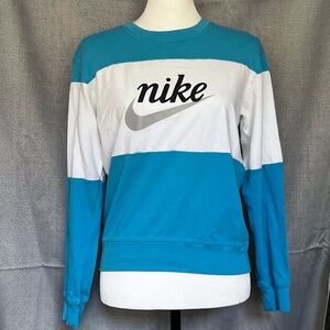 Nike Women’s Long Sleeve Shirt - Blue & White